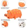 Soft Latex Latex Pig Toy Textured Surface Squeaky Pet Toy Small Dog Toy  Small Medium Dogs