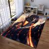 Fantasy Lava Dragon Carpet with Fierce Fiery Creature Design In Epic Style Suitable for Use As an Anti-slip1 For1room and Bedroom Sofas