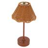 LED Vintage Rattan Table Lamp 3 Colors Cordless   Shade Desk Lamp Bedside Night Light   Brightness for Bedroom Decor