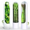 Saver Pod Container Refrigerator Herb Crisper Vegetable Preserving Bottle Keep Herb/Cilantro/Mint/Parsley/Asparagus Fresh Home