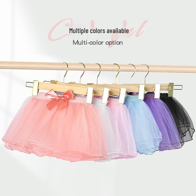 Dziecięcy Tuba Baletowa Księżniczki - Elastyczna Siateczkowa Puszysta Spódniczka na Występy i Trening