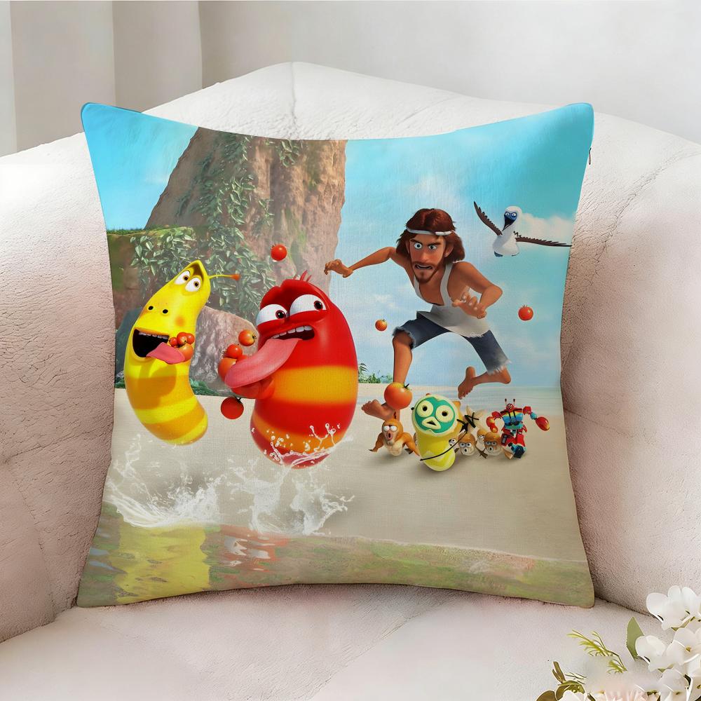 L-Larvas Animation Film Pillow Case Pillowcase, Double-Sided Printed, Sofa Cushion, Bedroom Headboard Pillow