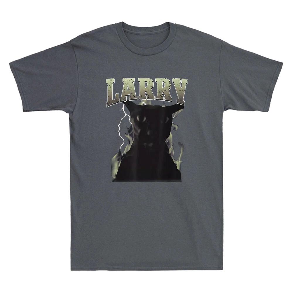Răul Larry Pisică Dank Brainrot Meme Amuzant Grafic Retro Tricou cu Mânecă Scurtă pentru Bărbați la Modă și Street Hip-hop Îmbrăcăminte pentru Bărbați