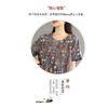 Summer New Retro Round Neck Flower Pocket Short Sleeve Dresses for Women