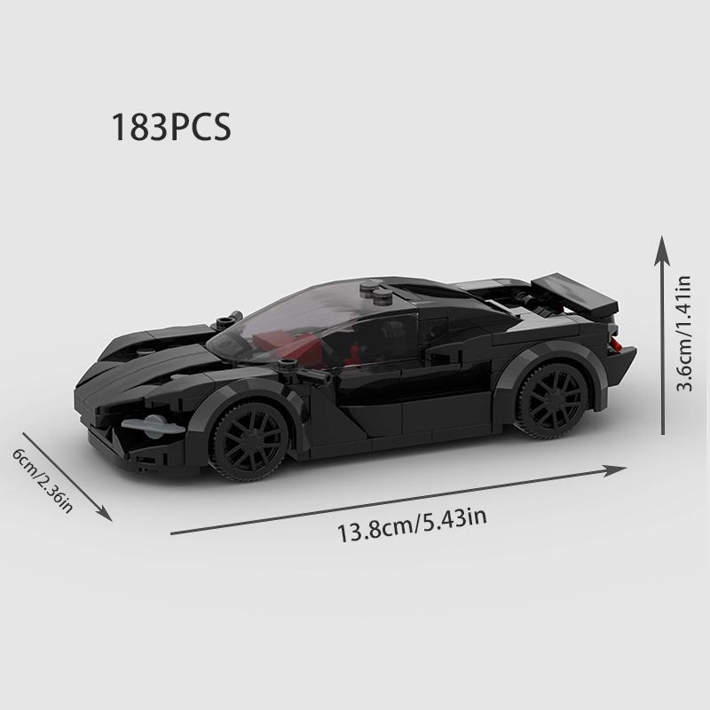 Hot Moc 765Lt City Speed Racing Car Sports Building Blocks Bricks Technique Supercar Racers Vehicles Kits Toys Gift