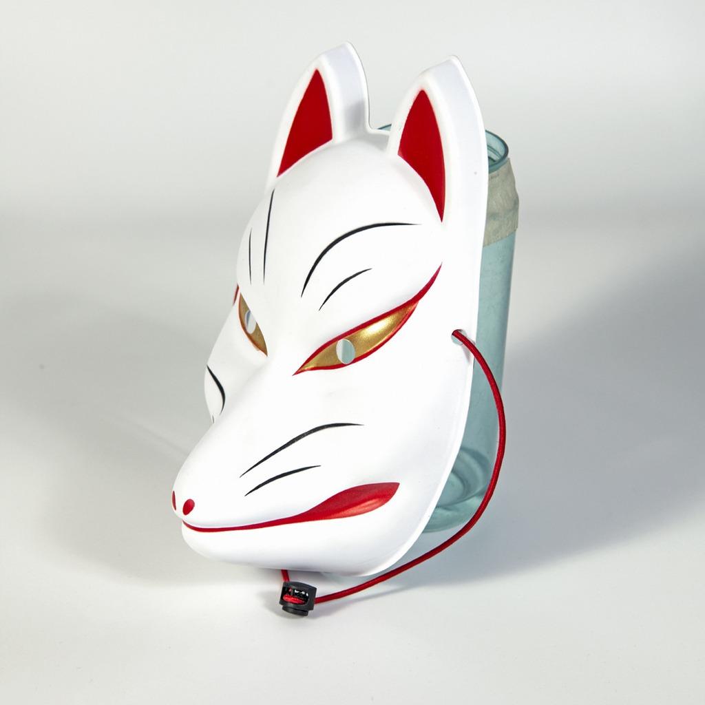 Japanese Mask Lightweight Halloween Mask Christmas Party Mask Adjustable For Anime Event Stage Performance Halloween