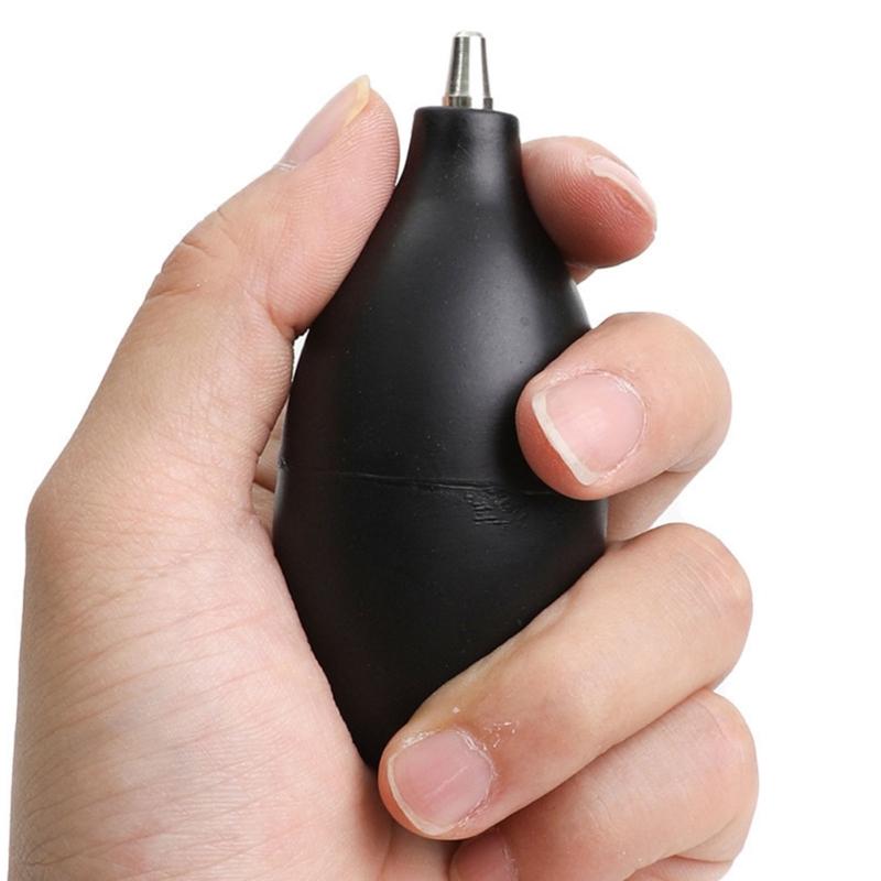 Portable Air Blower Dust Remover Ball with Plastic/Metal Nozzle Safely Removes Dust From Mobile Camera Lens