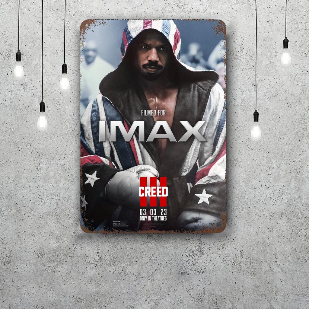 Creed III Creed II Metal Signs wall decor Vintage Tin Signs Captain Metal Poster Decor for Bar Pub Club Wall Decoration