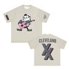 T-shirt Mgk X Cleveland Browns Stile Rapper Machine Gun Kelly Manica Lunga Comoda Top Hiphop Harajuku Estate