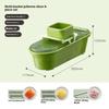 Vegetable Slicer With Basket Potato Shred Slicer Household Multifunctional Kitchen Tools Coarse Shred Kitchen Vegetable Slicers