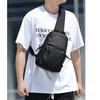 Men Large Capacity Chest Bag, Casual Multifunctional Crossbody Shoulder Bag for Commute