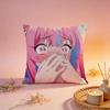 Trendy Kkanansama wa Akumade Choroied Cushion Cover Comfortable Durable Pillow Cover MultiScene for Home Office Car Sofa