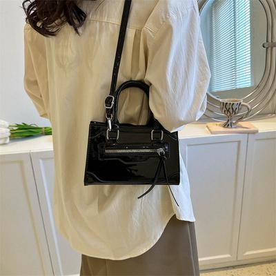Borsa a mano testurizzata da donna 2025 nuova moda testurizzata casual a spalla messenger piccola quadrata