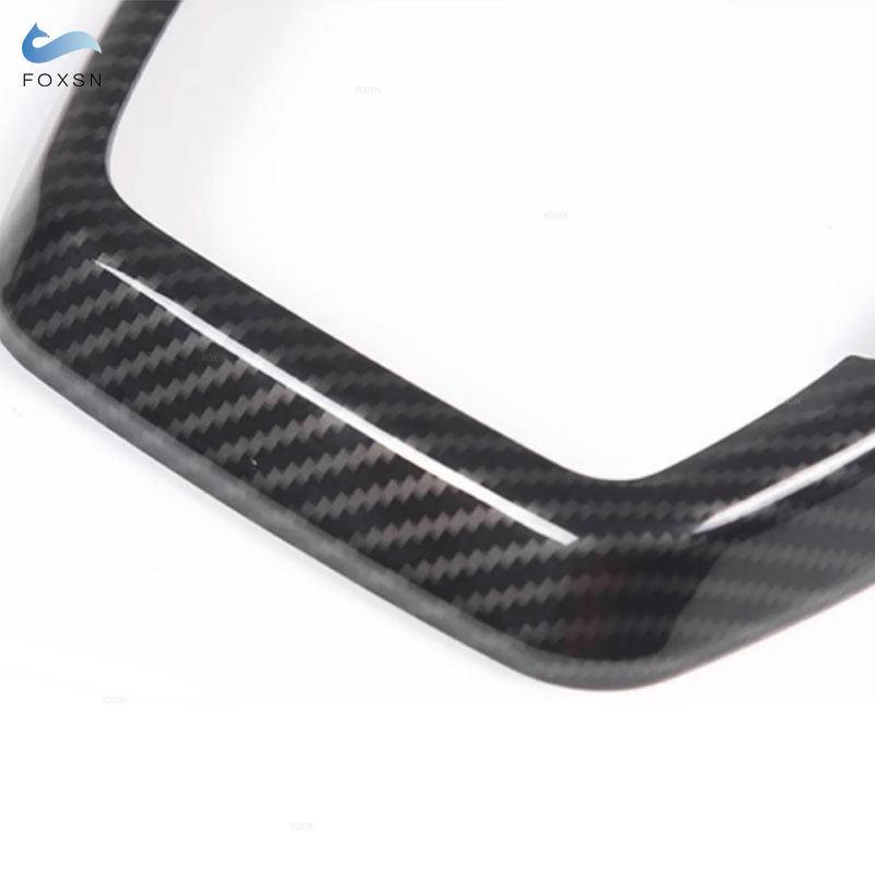 For BMW X1 iX1 U10 U11  2024 ABS Carbon Fiber Texture Car Styling Interior Center Console Gear Shift Panel Frame Cover Trim