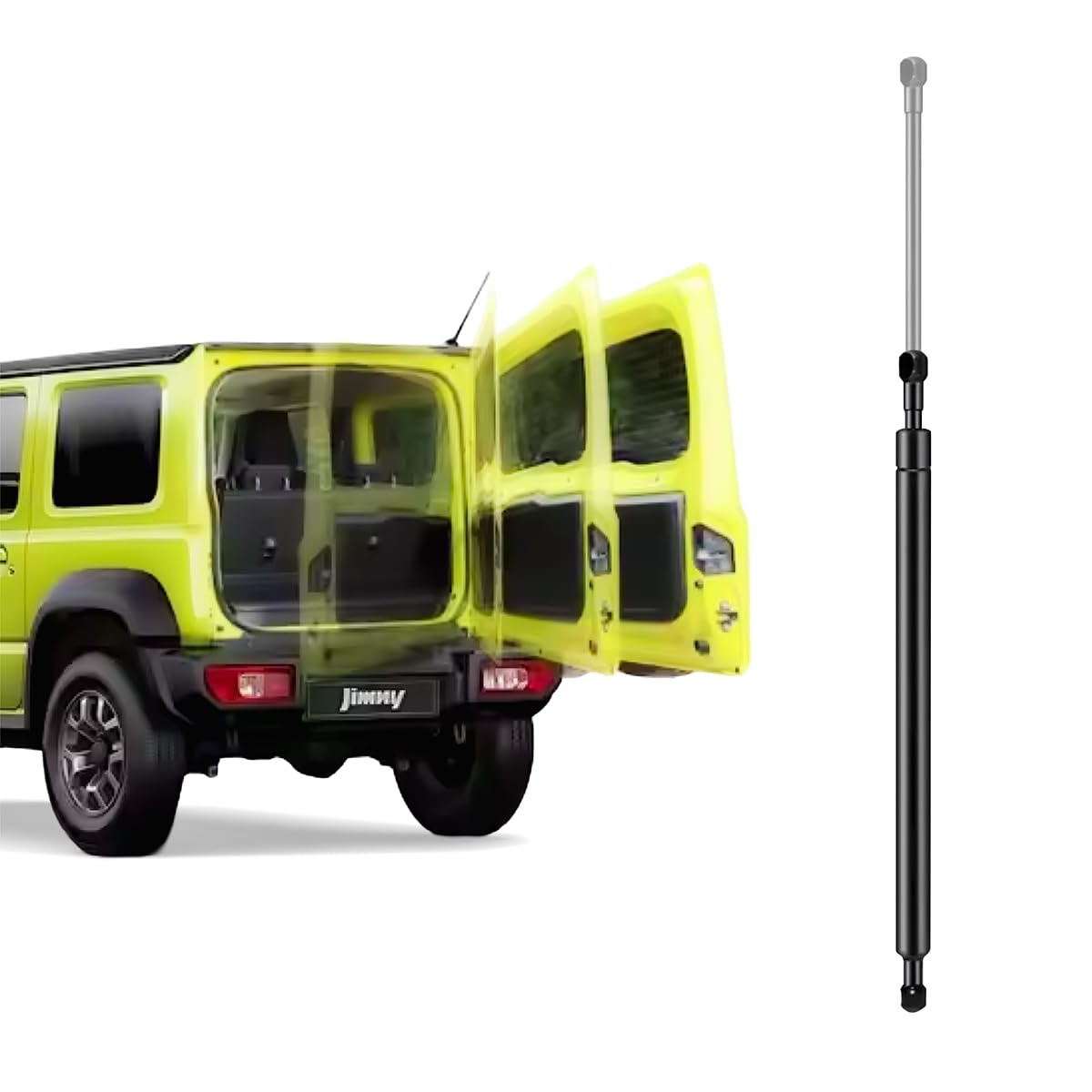 

Задняя дверь Jimny предотвращает бесступенчатое открывание, совместима с Sierra и изготовлена из сплава с металлическим шариком 2025 Последняя задняя дверь JIMNY с бесступенчатым открыванием Suzuki чёрный