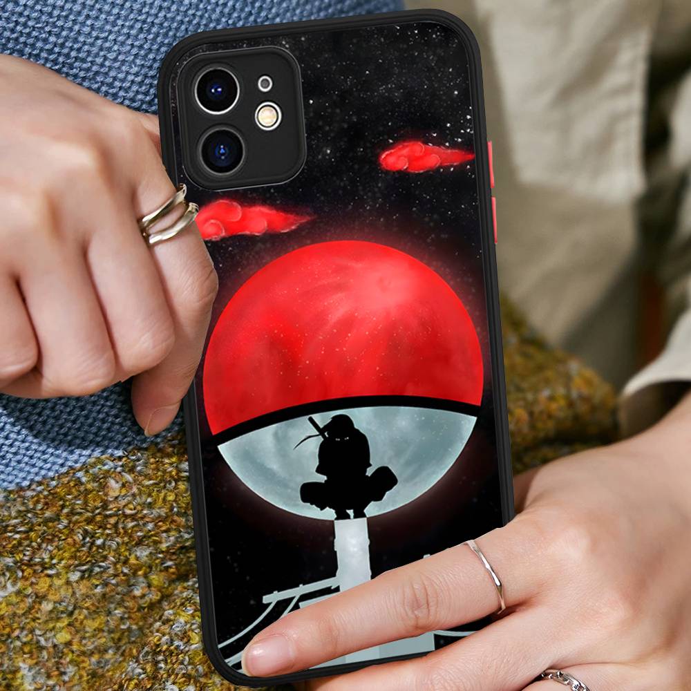 Hot Anime N-Narutos Phone Case For IPhone 16 15 14 11 12 13 Pro Max Plus 12 XS Max Back Cover Matte Case