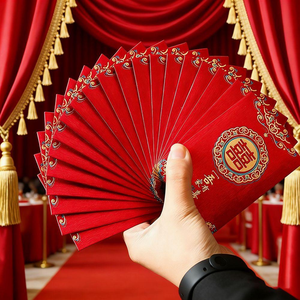 80Pcs Mini Luck Money Bag Traditional Money Pocket Wedding Pocket Hongbao  Spring Festival