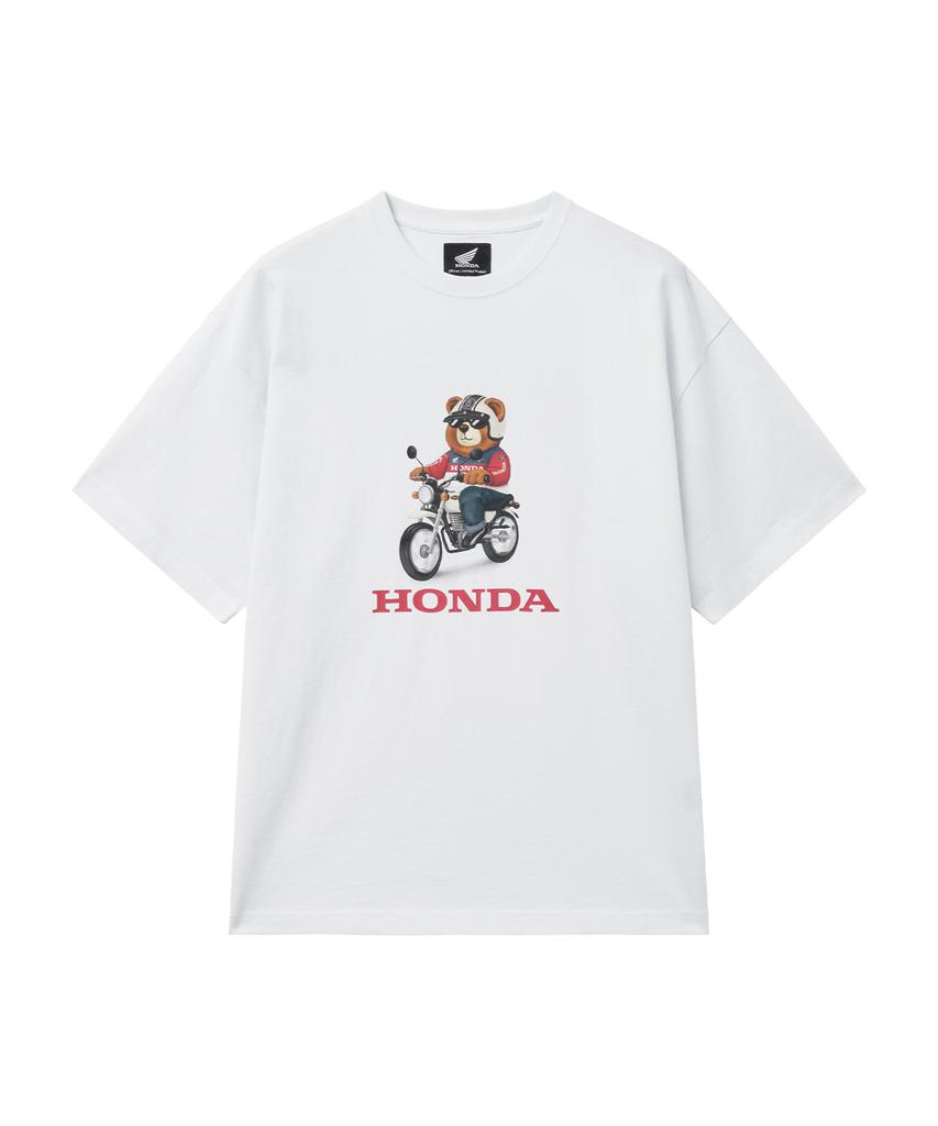 PHYPS MOTORCYCLE Ape Beat Short Sleeve White
