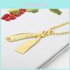 Blade And Razor Design Alloy Pendant Chain With Gold Options For Gift And Collectors