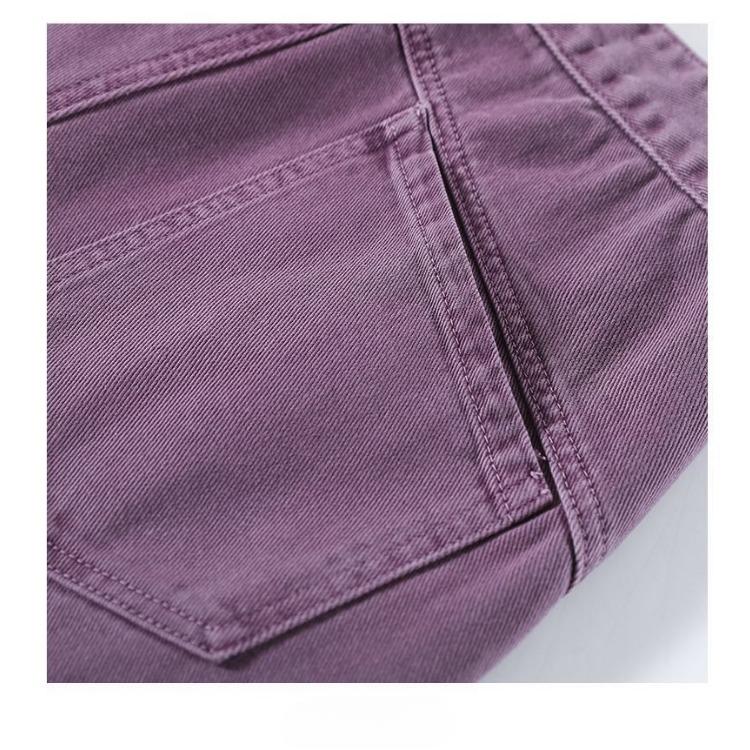 Wide Leg Denim Pants Loose Fit High Waist Spring Summer Casual Trousers