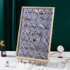 Solid Wood Jewelry & Hair Clip Display: Wall-Mounted Tray & Picture Frame