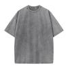 100 % Baumwolle, 230 g/m², gewaschenes altes Handwerk, übergroßes T-Shirt, große Größe, O-Ausschnitt, übergroßes Herren-T-Shirt, cooles T-Shirt, Damen-T-Shirts, Tops