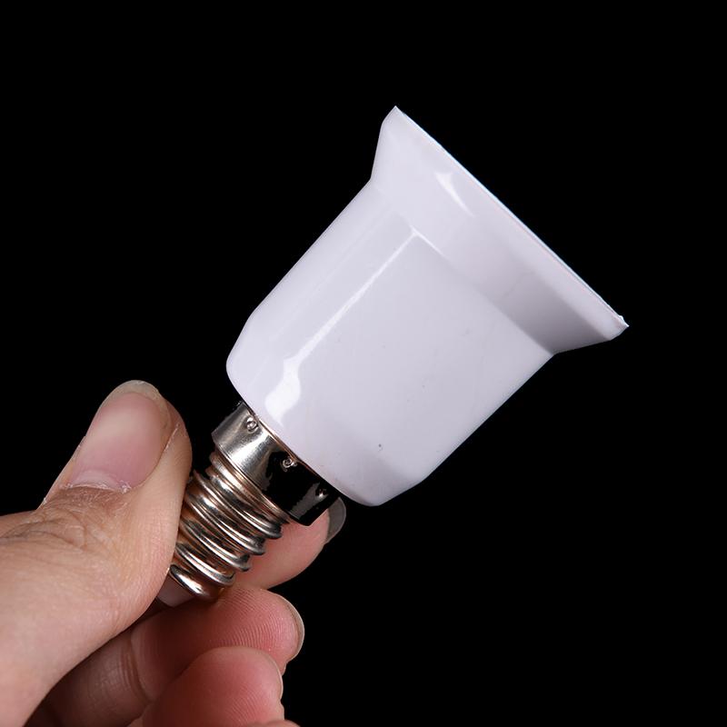 5Pcs E14 To E27 Base Screw Light Lamp Bulb Holder Adapter Socket Converter