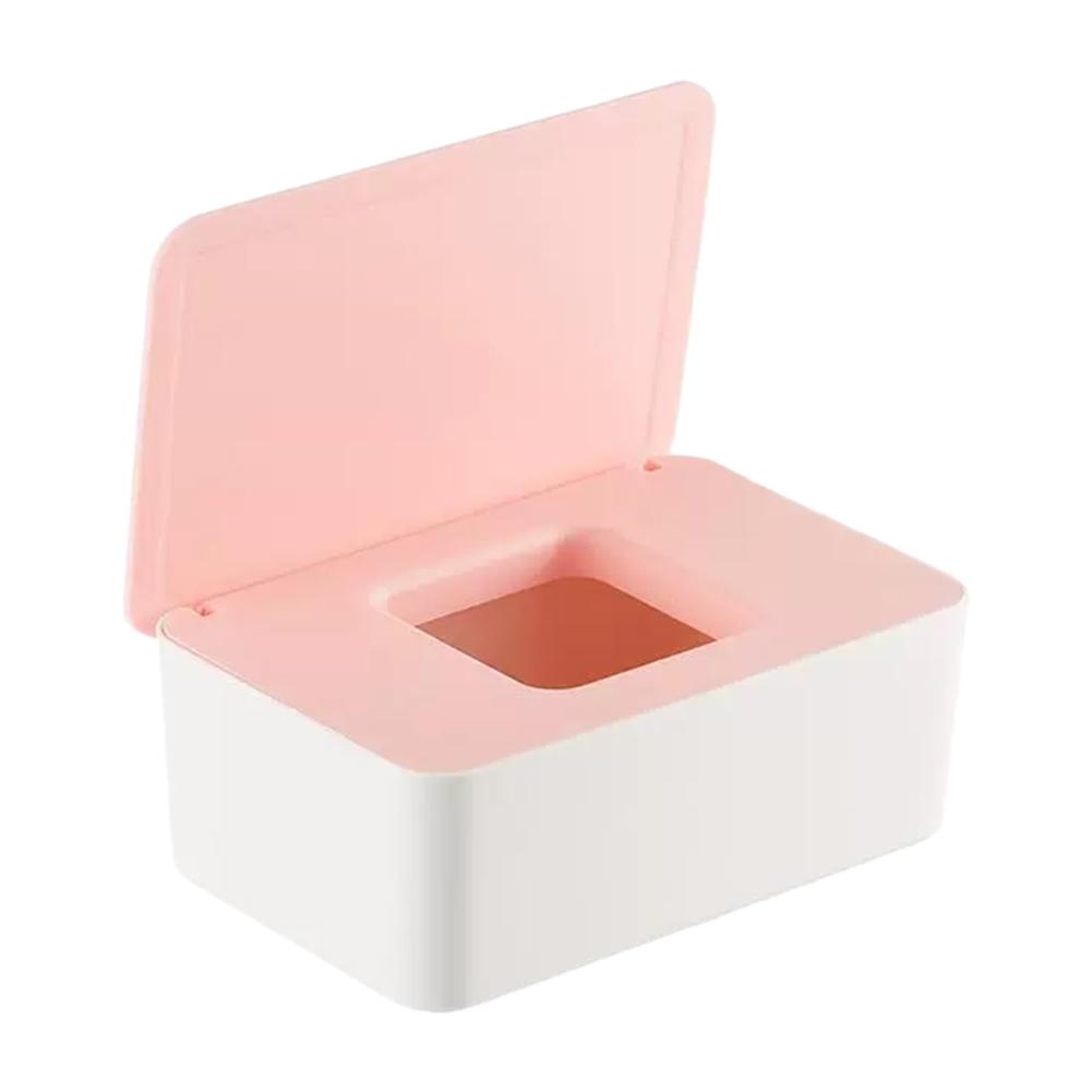 NEW Wet Tissue Box Dustproof Wipes Dispenser Portable Tissue Box Storage Box With Lid For Car Home Office Desktop Organizer