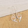 Peach Moonstone Gemstone Jewelry, 925 Solid Sterling Silver Earrings, Handmade Meditation Earrings For Wedding Gift