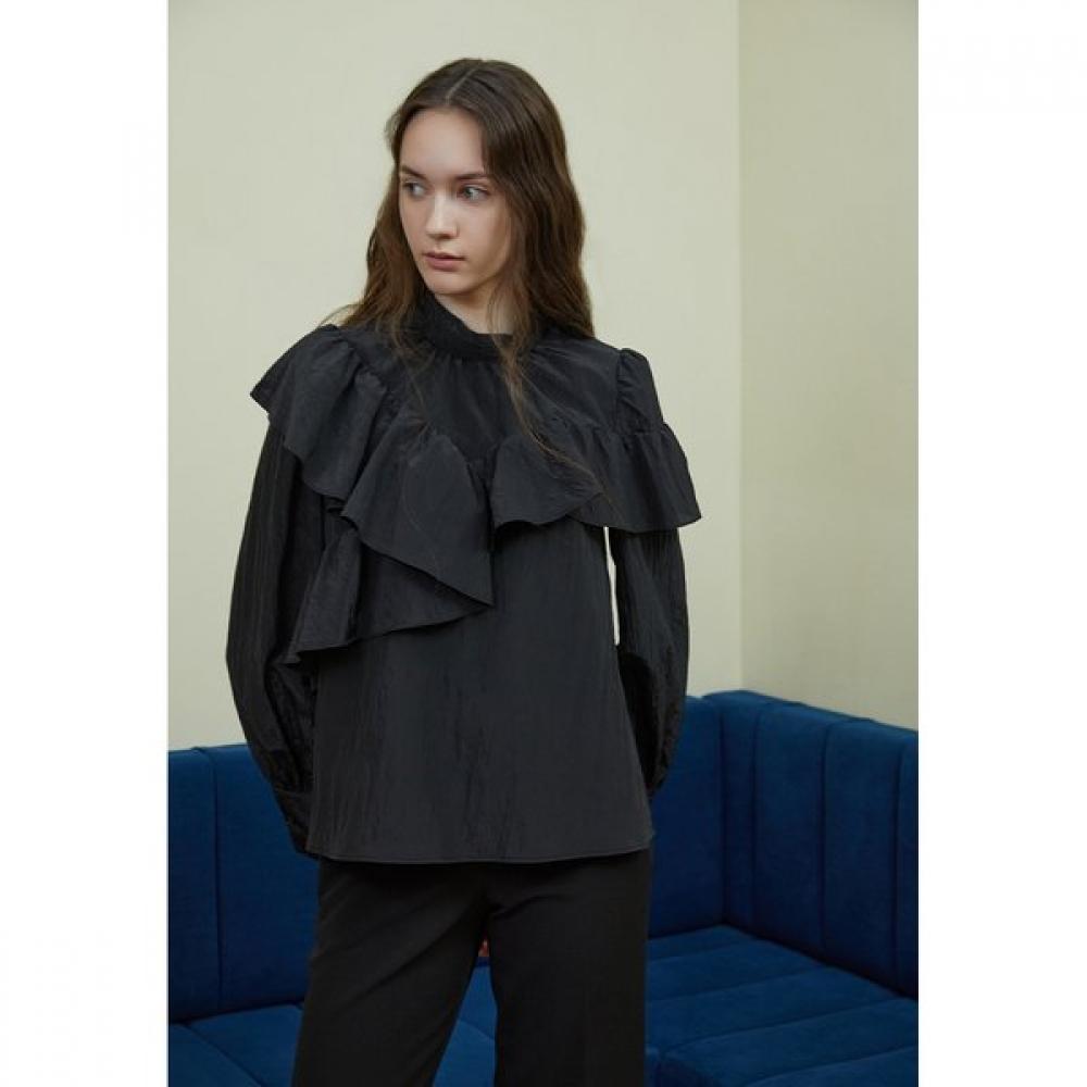 

Egoist Ruffle Back Tie Blouse With Shirring Detail Er4wb161 SB/66