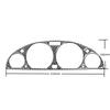 For BMW 3 Series E46 M3 1999-2004 Accessories Carbon Fiber Interior Car Speedometer Surround Decor Frame Trim Cover Stickers
