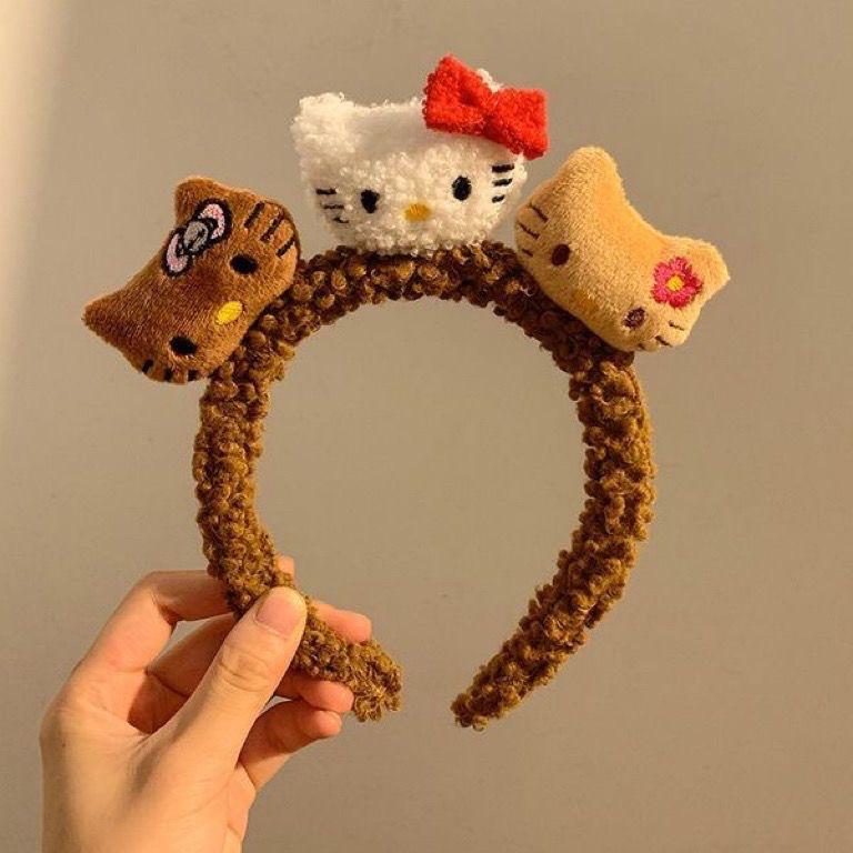 Adorable 2024 Cartoon Hair Tie & Plush Headband Set for Women - Cute Hair Accessories & Gift