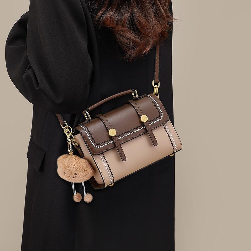 Bag Women's New Women's Bag Autumn and Winter Fashion Commuter Shoulder Crossbody Bag Premium Handheld Cambridge Bag