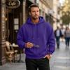 Men's Casual Hooded Long Sleeve Sweatshirt for Everyday Wear