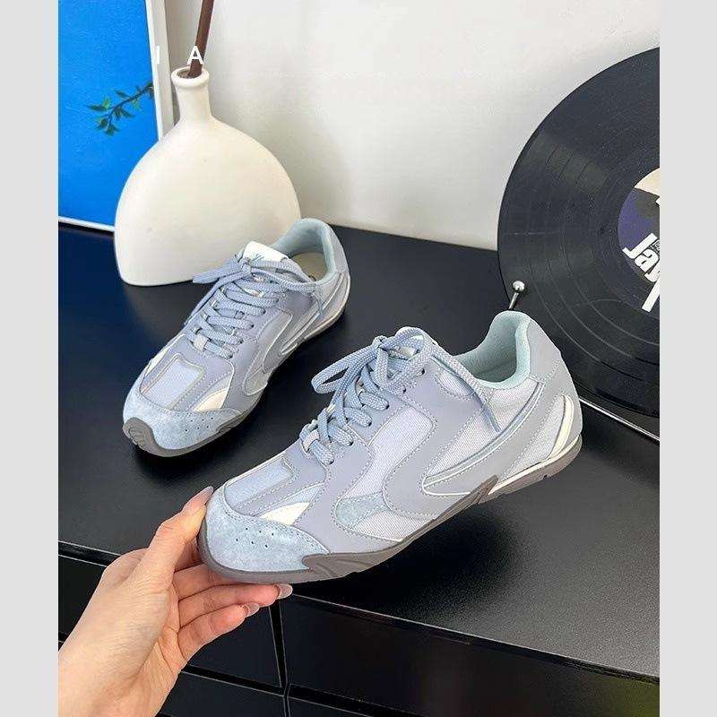 

Ретро Немецкие Тренировочные Кроссовки Женские 2025 Весна Новая Мода Универсальные Спортивные Досуг Легкие Ноги Маленькие Нескользящие Обувь Форреста Гампа 40 синий