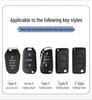 Citroen Car Key Cover for C3XR, C4L, C5, C4 Sega, Elysee, C6 – Protective Key Bag with Buckle
