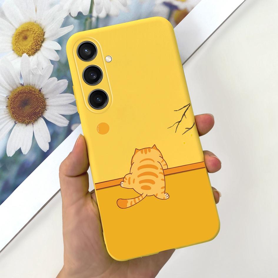 For Samsung Galaxy A25 2023 Case SM-A256B Cover Popular Flower Cartoon Soft Silicone Funda For Samsung A35 A25 5G A 25 Protector