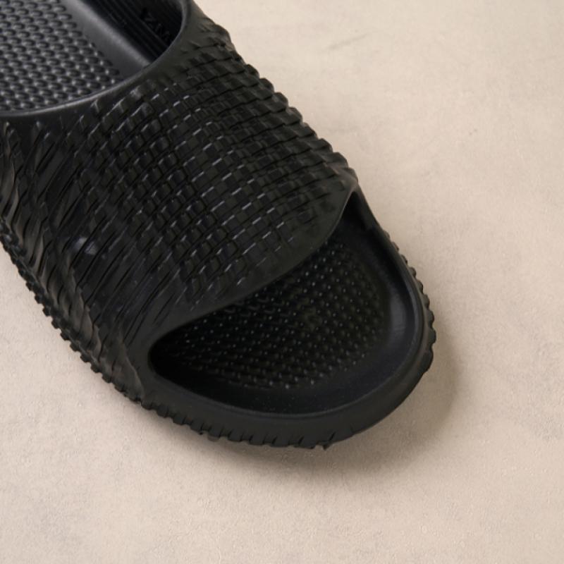 Daiso Eva Round Slippers 260 280 Mm Black
