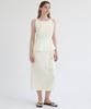 Micene Lowell Sleeveless Peplum Long Dress