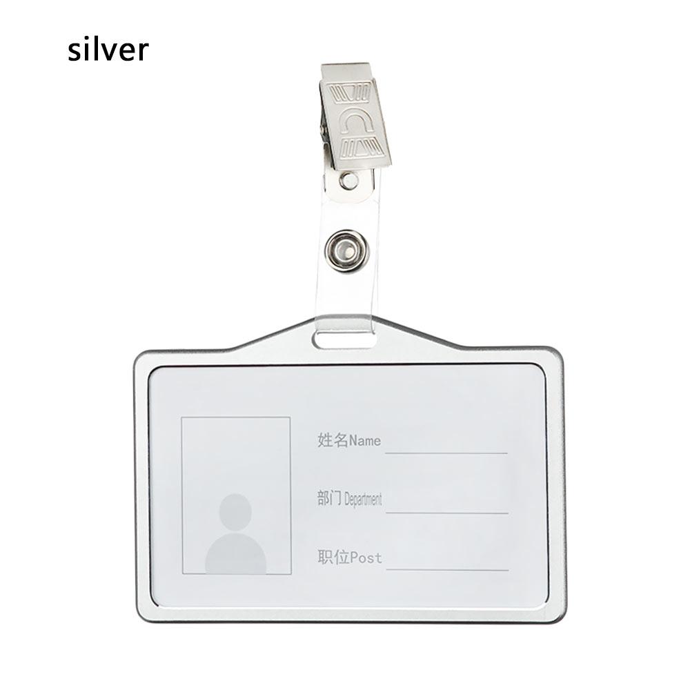 Women Men Office School Nurse Doctor With Clip Name Tags Name Badge Holder ID Business Case Card Holder Bank Credit Card