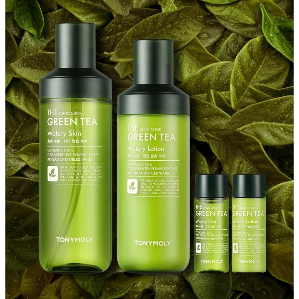 TONYMOLY The Chok Chok Green Tea Watery Skin Care Set (3 Set)