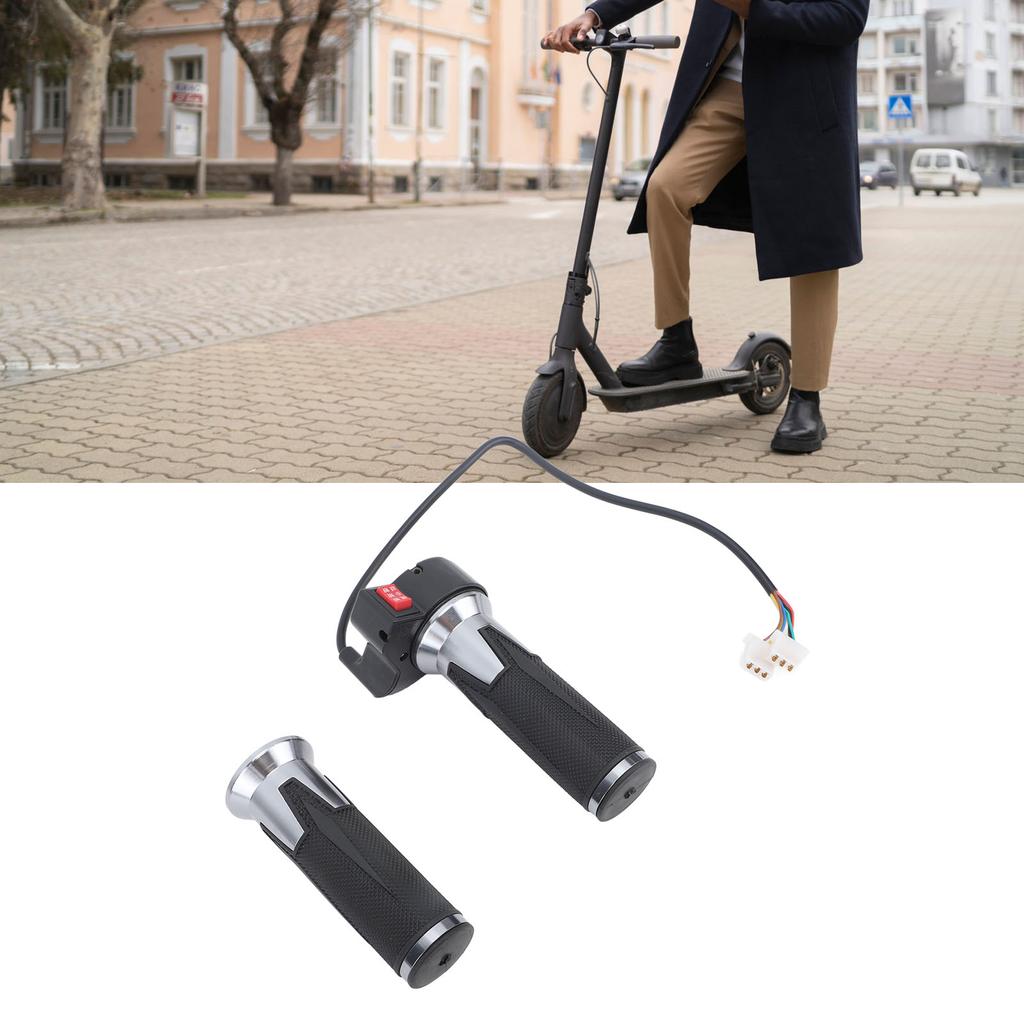 1 Pair Electric Bike Handlebar Grip Twist Throttle High Medium Low 3 Speed Electric Bicycle Throttle Grip