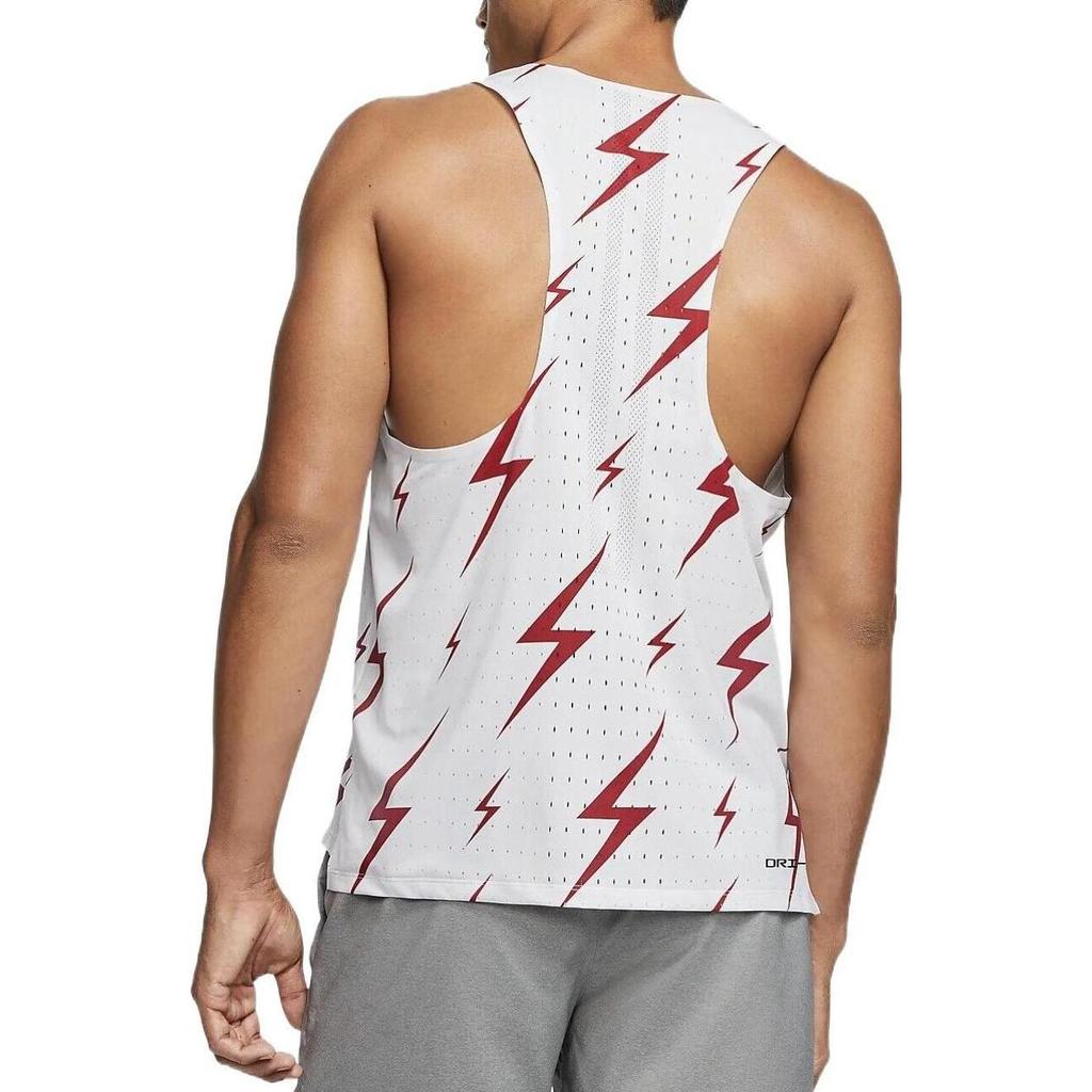 Nike Tank Tops Men's White Thin Racerback CW1257-100