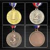 1 Piece Competition Awards Metal Winner Medals For Ball Games 5Cm Gold/Silver/Bronze Medal Students Rewards With Neck Ribbon