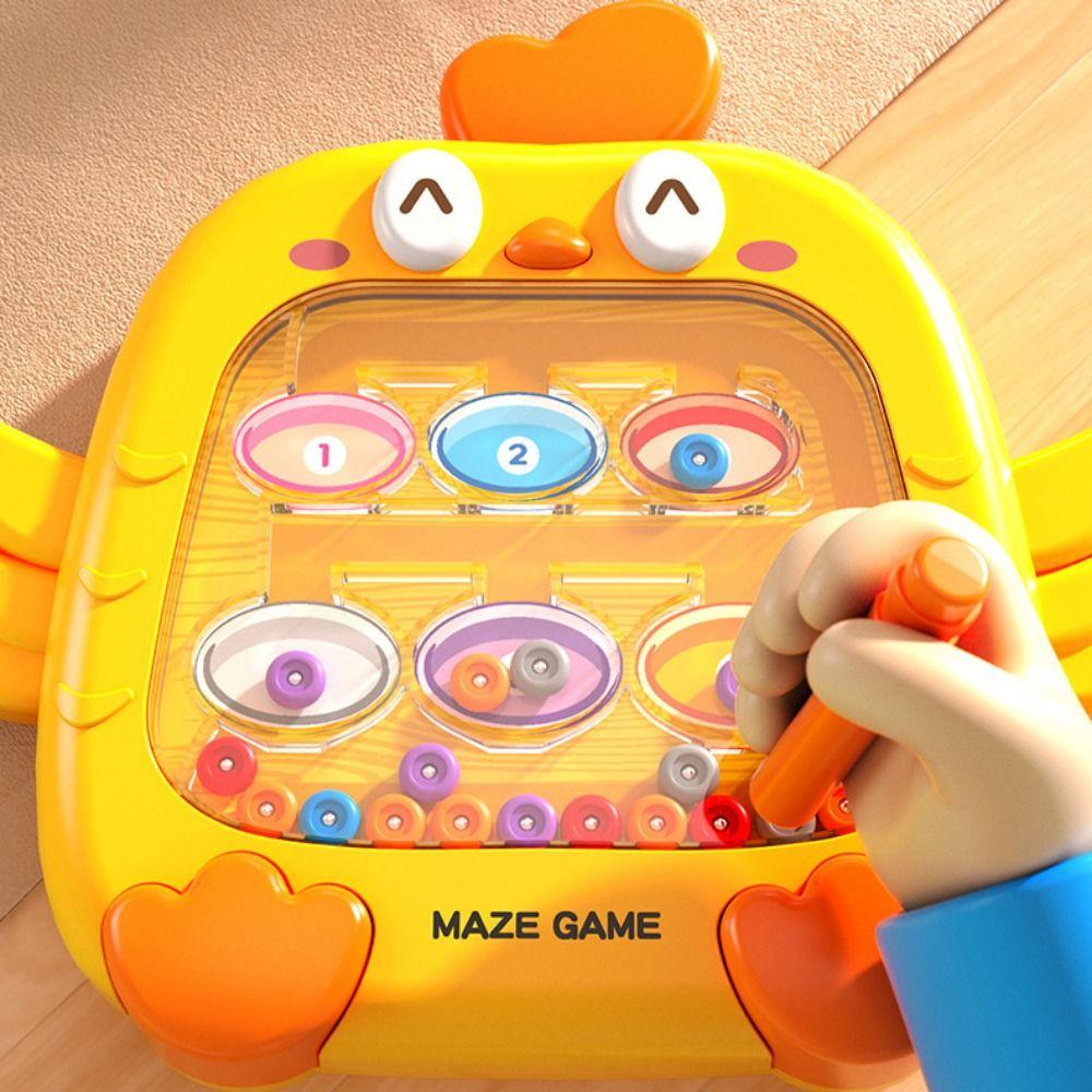 Drawing Board Maze Challenge Game Montessori Number Writing Magnetic Maze  Family Party Game