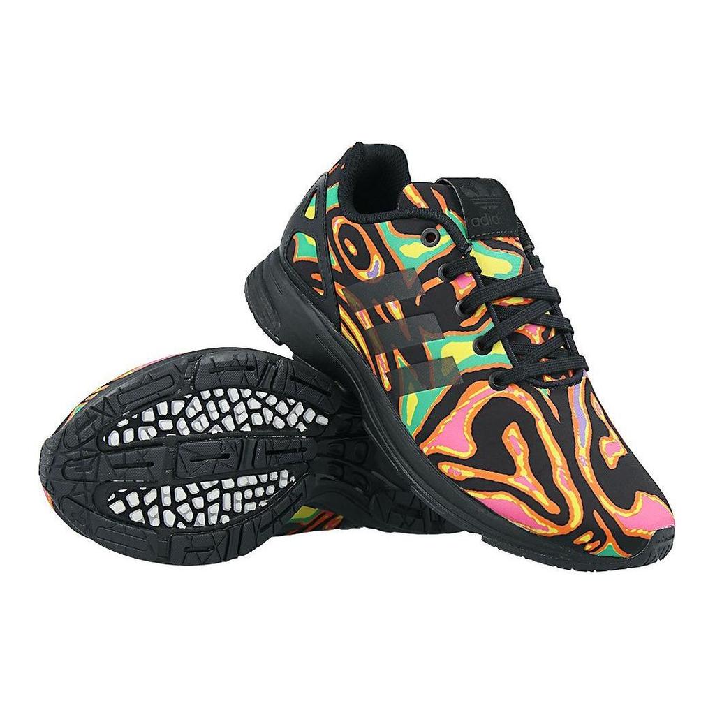 Adidas ZX Flux Tech Jeremy Scott Psychedelic Men Sneakers Multicolor Black S77841