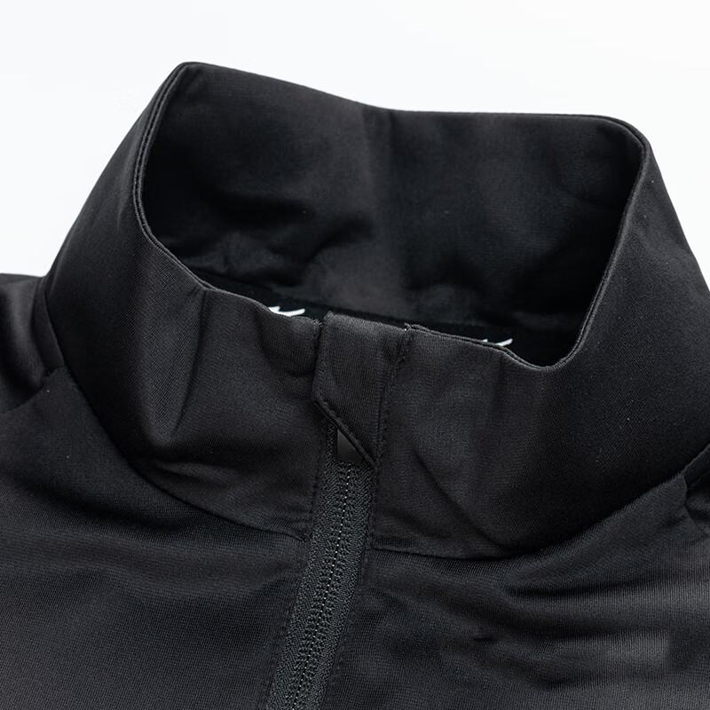 Mizuno Breathable Stand Collar Pullover Long Sleeve Sweatshirt Men Sweatshirt Gray Black P2CC19Z190