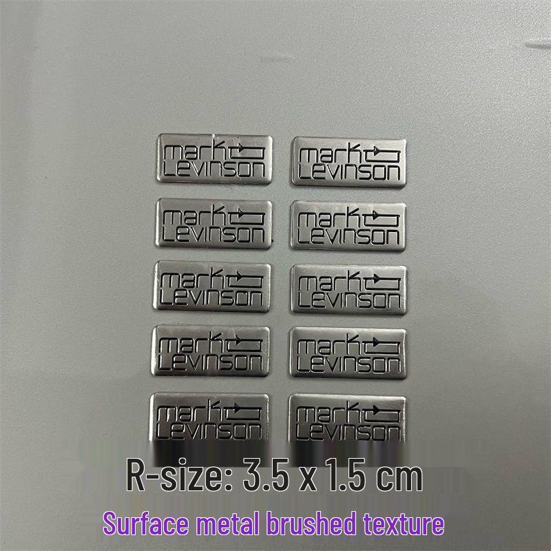 Dekorative Metallaufkleber für Auto-Audio-Lautsprecher von Bose, Harman Kardon, JBL.