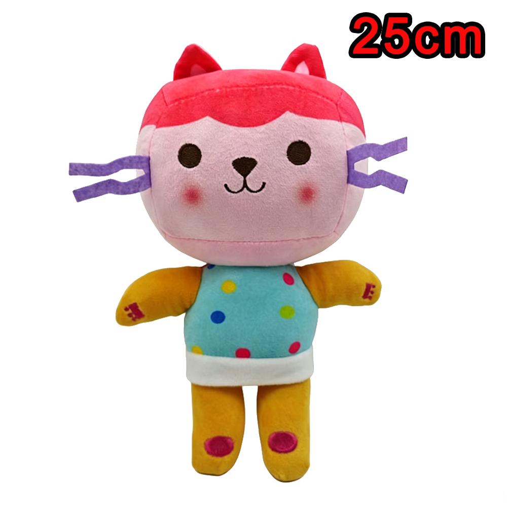 2026 New Gabbys Doll House Plush Toy Mercat Cartoon Stuffed Animals Smiling Cat Car Cat Hug Gaby Girl Birthday Gift