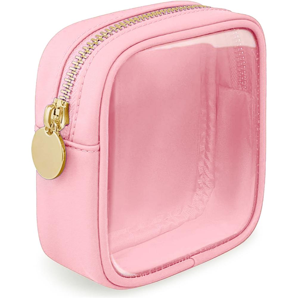

Zipper Bag Pvc Storage Bag Makeup Organizer Waterproof Pouch For Travel Girls Women S розовый
